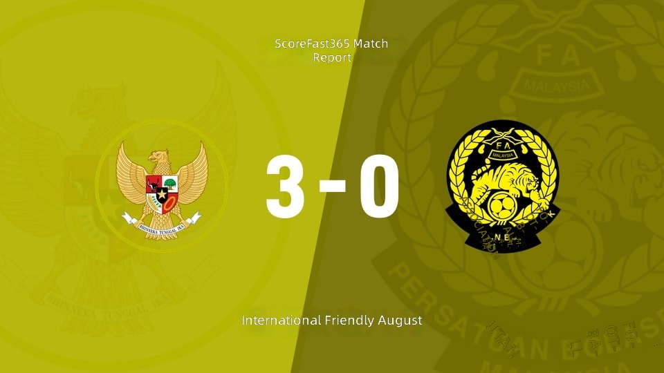 Länderspiel im August: Ergebnis des Spiels der U17-Frauenfußballmannschaft Indonesiens gegen die U17-Frauenfußballmannschaft Malaysias: Indonesien U17 (3-0) Malaysia U17